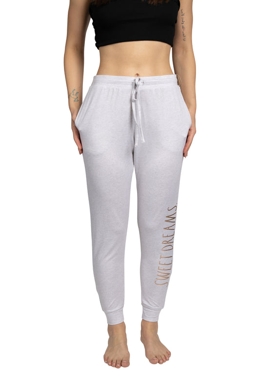 Women's "SWEET DREAMS" Jogger Pajama Pants with Pockets and Drawstring