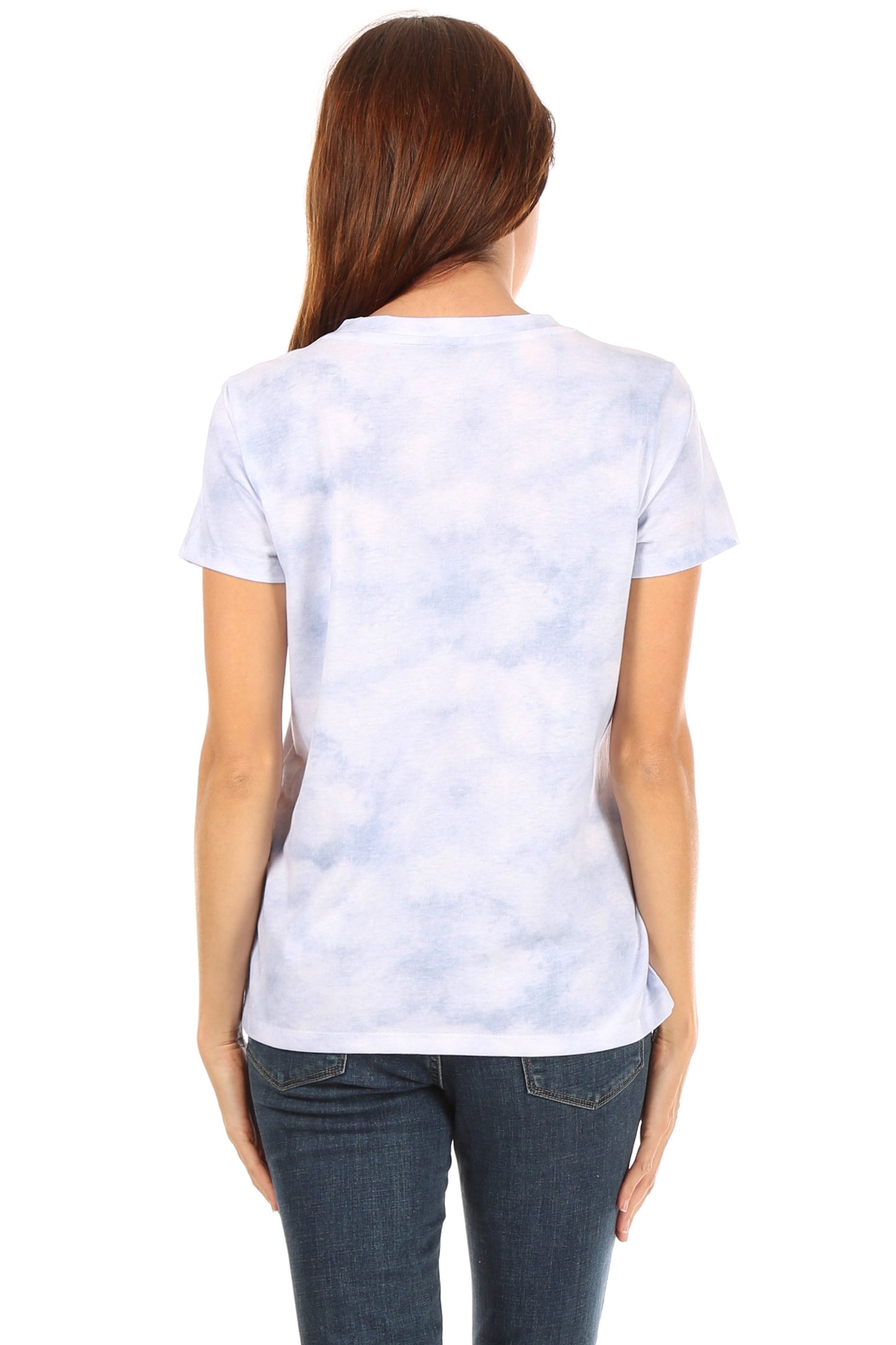 Women's "GO WITH THE FLOW" Short Sleeve Icon T-Shirt - Rae Dunn Wear - W T-Shirt