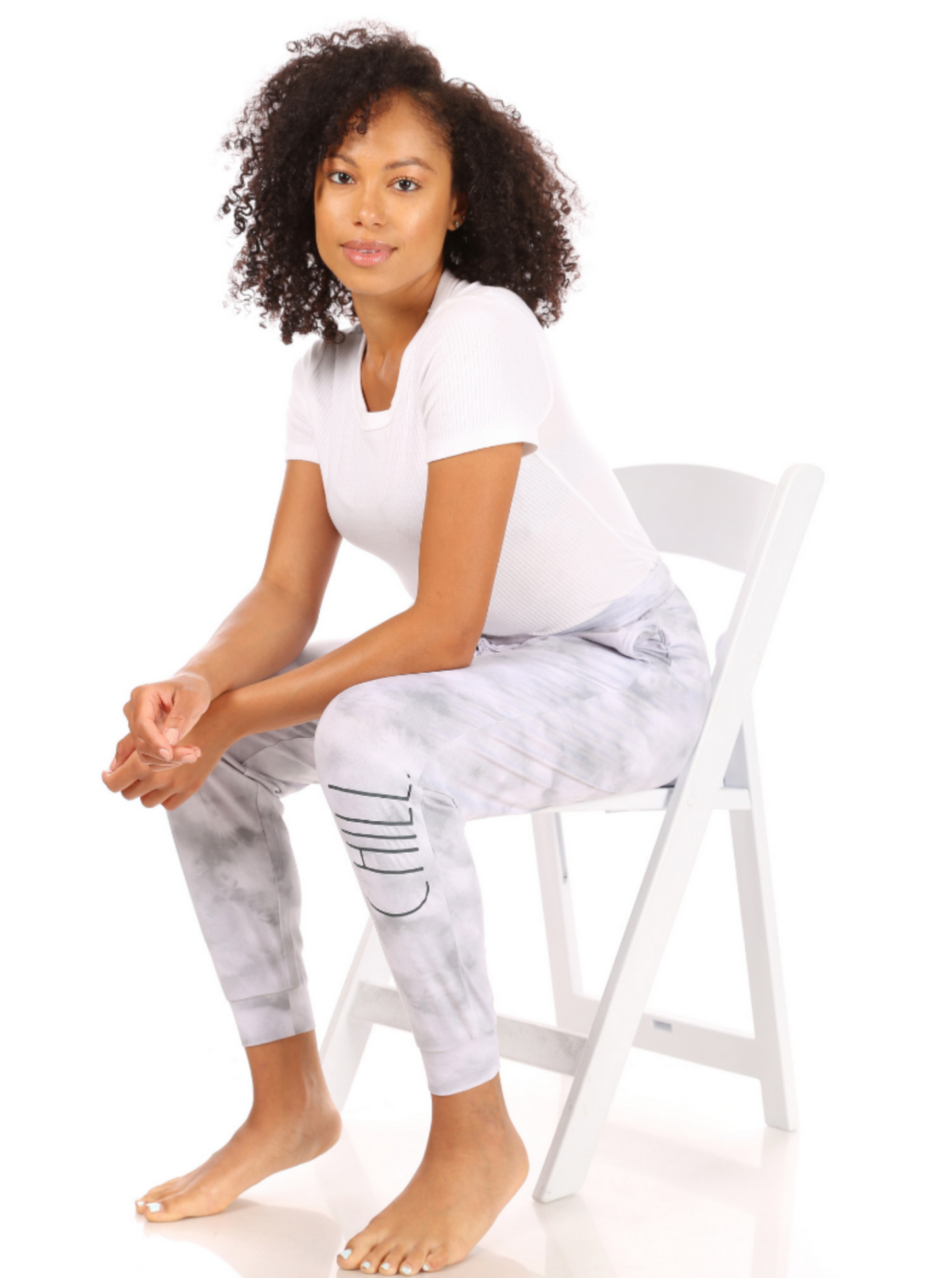 Women's "CHILL" Drawstring Jogger with Pockets - Rae Dunn Wear