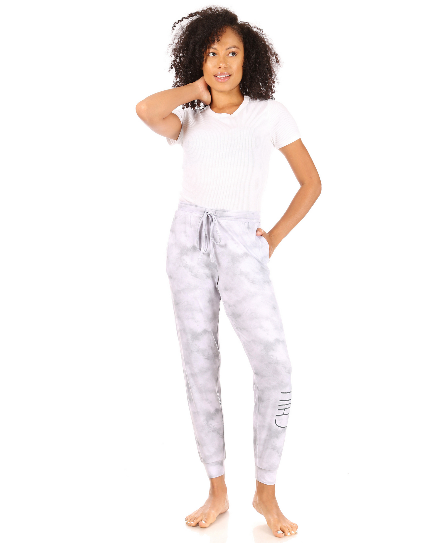 Women's "CHILL" Drawstring Jogger with Pockets - Rae Dunn Wear