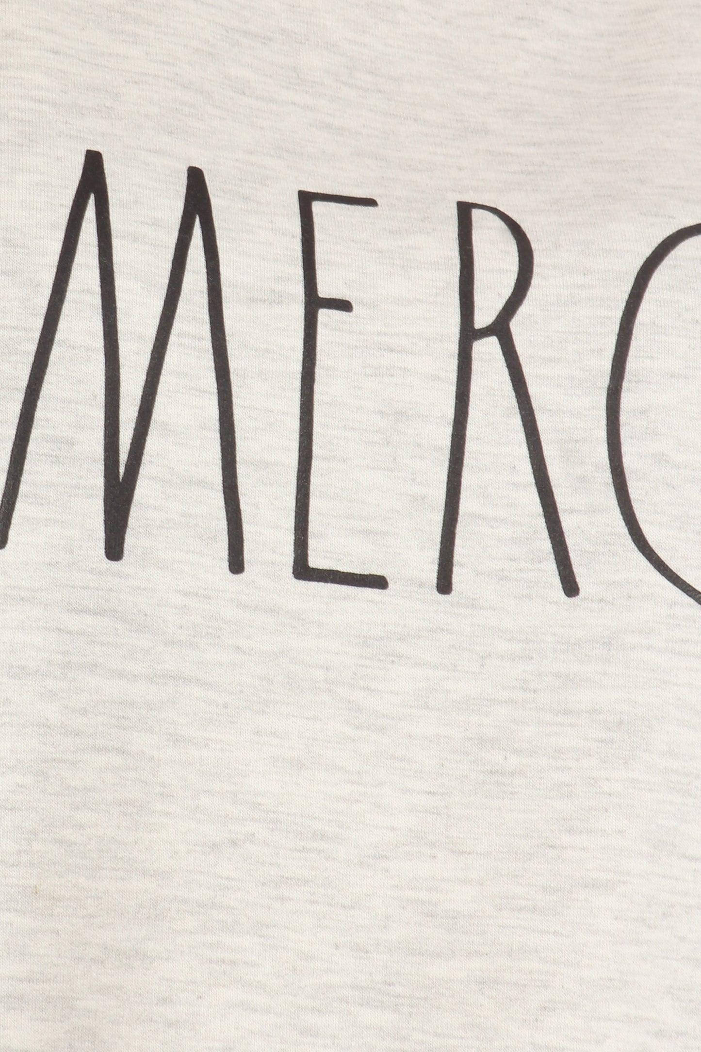 Women's "MERCI" Long Sleeve Studio Raglan Sweatshirt - Shop Rae Dunn Apparel and Sleepwear