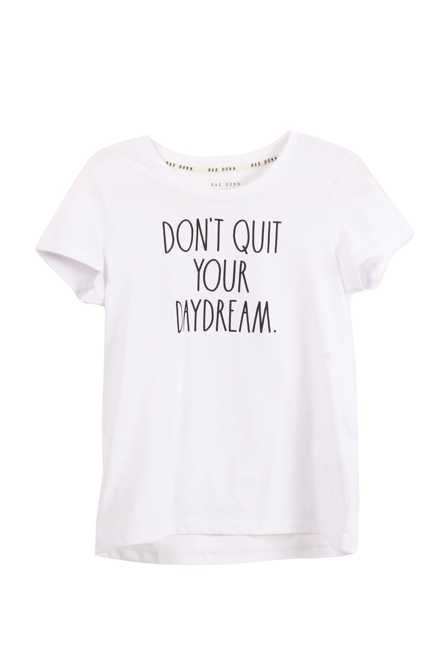 Women's "DON'T QUIT YOUR DAYDREAM" Short Sleeve Icon T-Shirt - Shop Rae Dunn Apparel and Sleepwear
