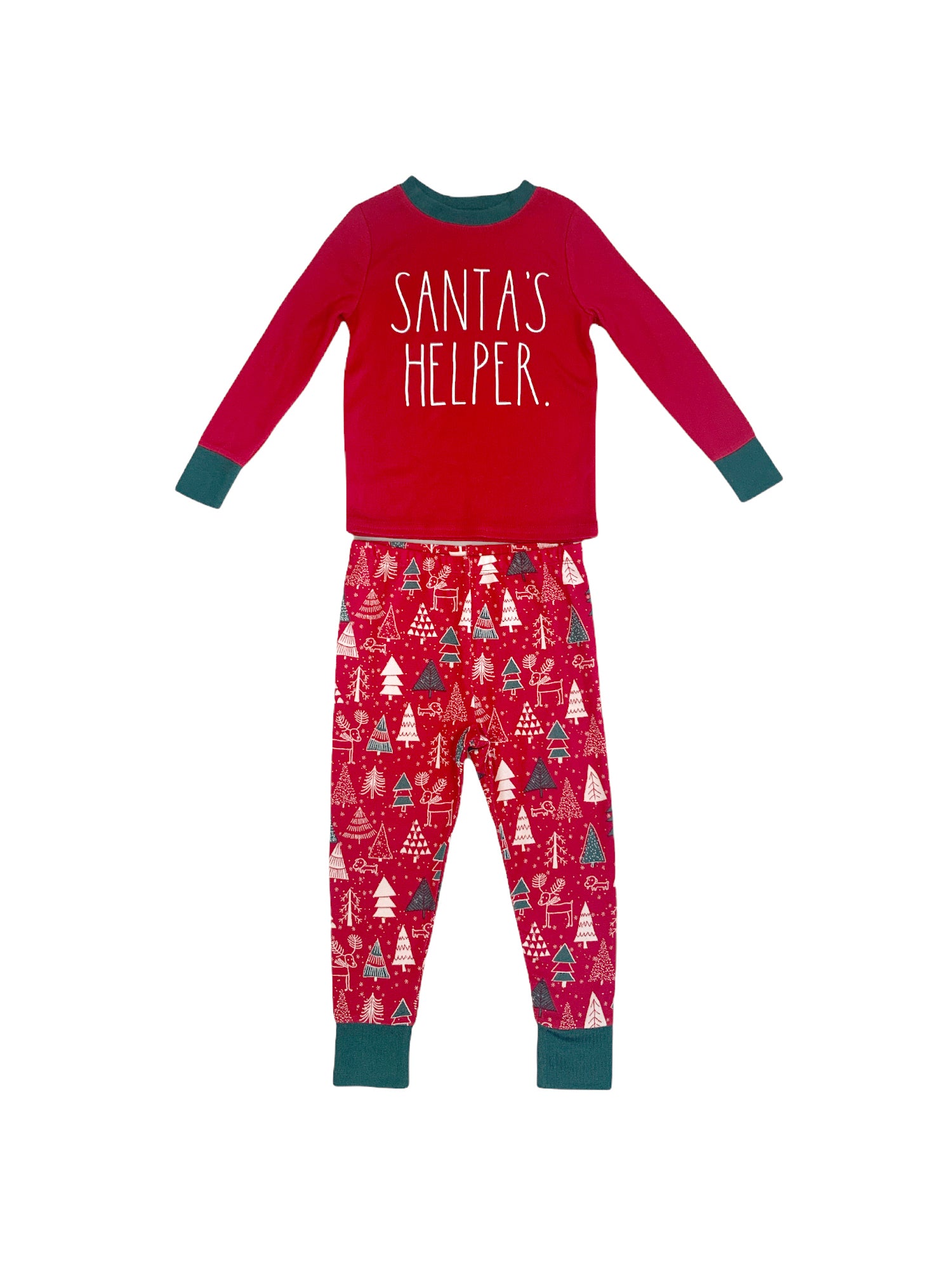 Santa's little helper pjs hot sale