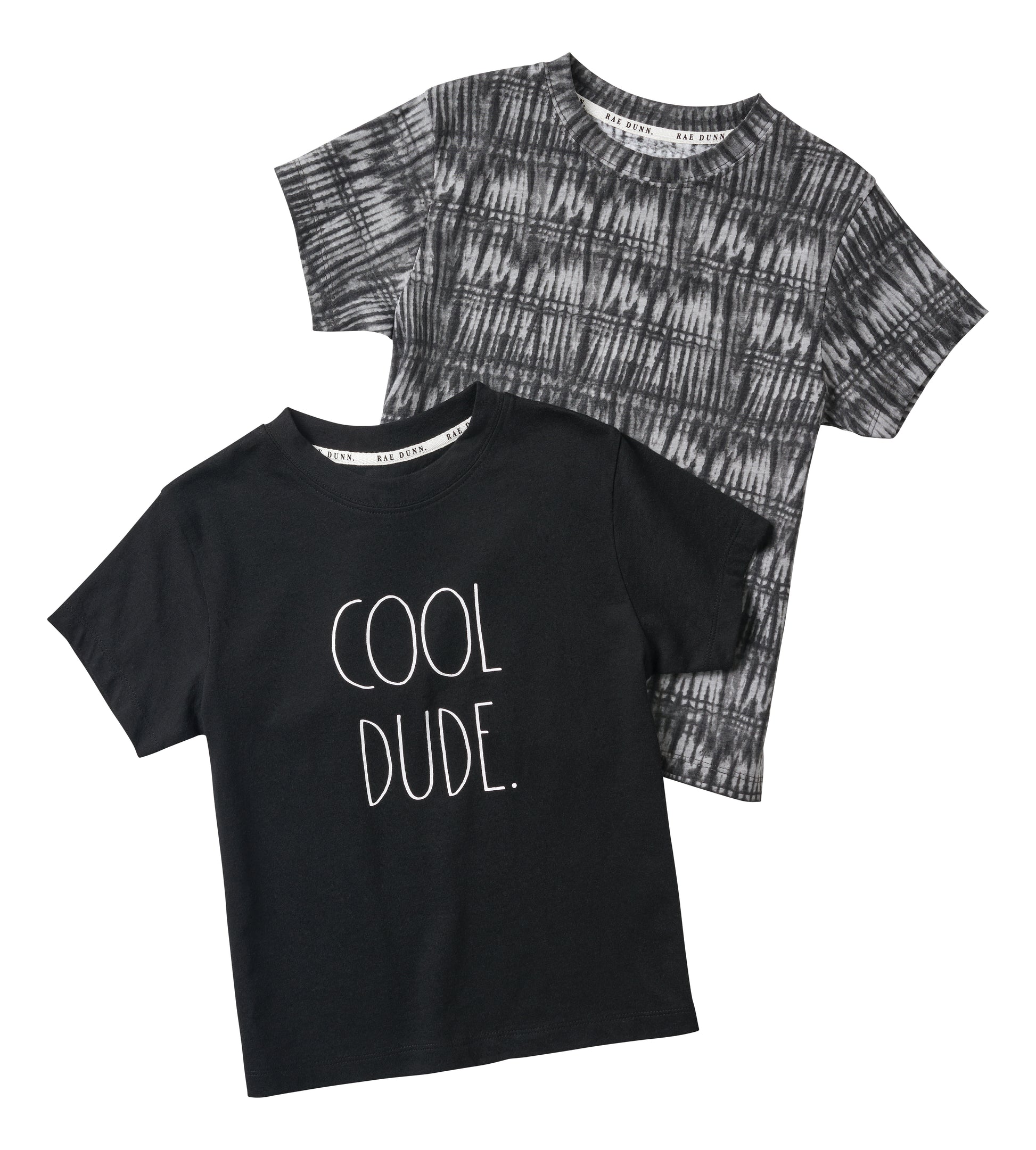 Boys "COOL DUDE" Short Sleeve T-Shirt Set of 2 - Rae Dunn Wear - B T-Shirt