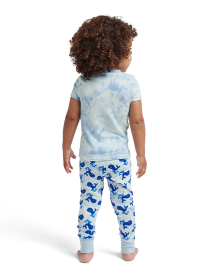 Boy's "DADS BESTIE" Short Sleeve Tee and Jogger Pajama Set - Rae Dunn Wear - B Pant Set