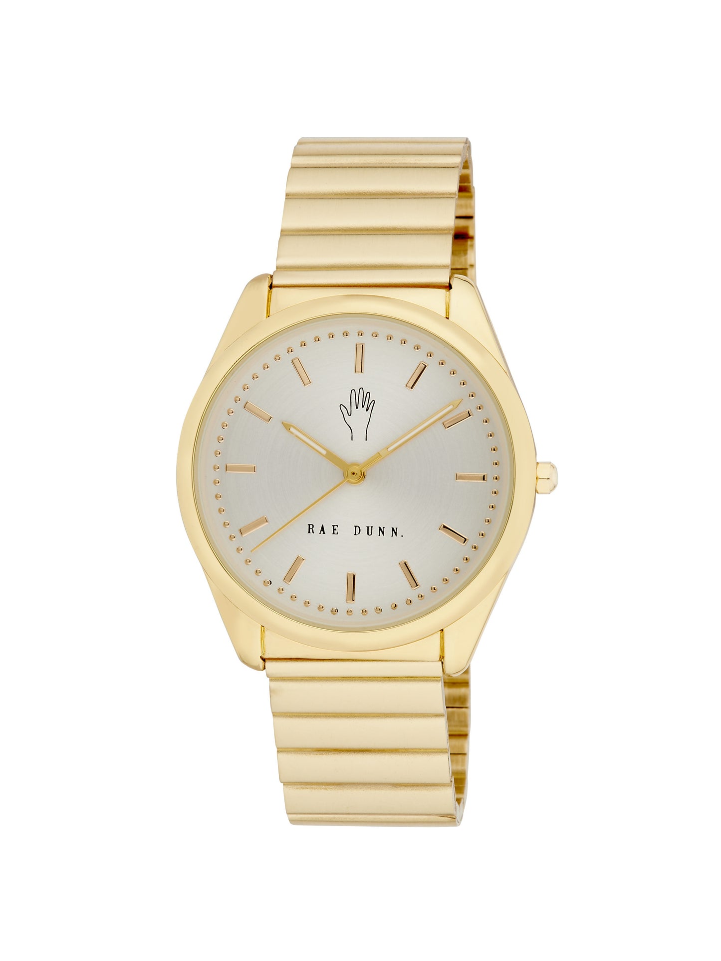 SOPHIA Round Face Gilded Bracelet Watch in Gold, 36mm - Rae Dunn Wear - Watch