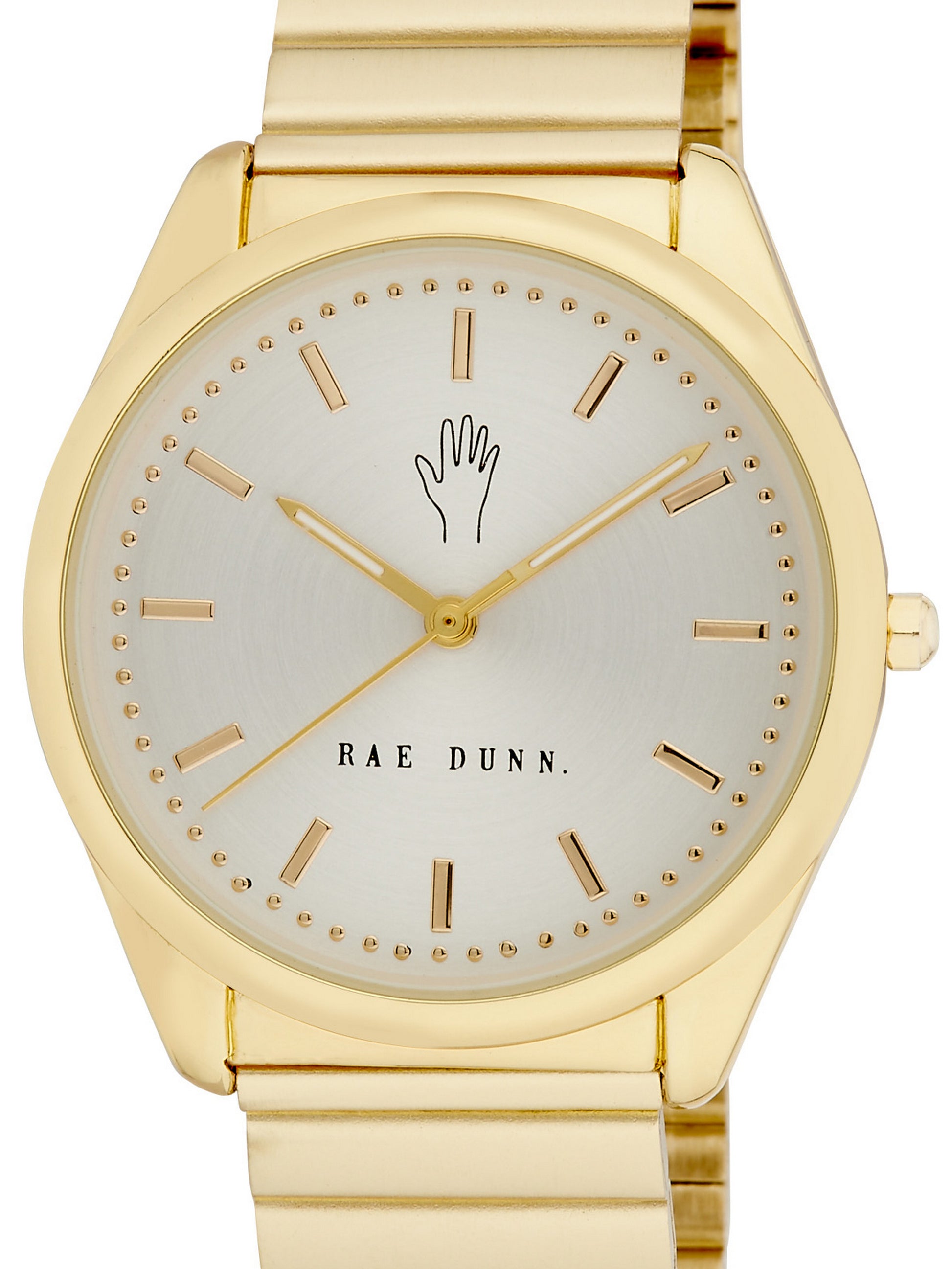 SOPHIA Round Face Gilded Bracelet Watch in Gold, 36mm - Rae Dunn Wear - Watch