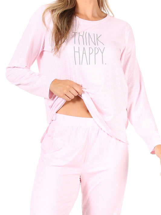 2 Pack: Women’s Pajama Set, Super-Soft Short & Long Sleeve Top with Pants