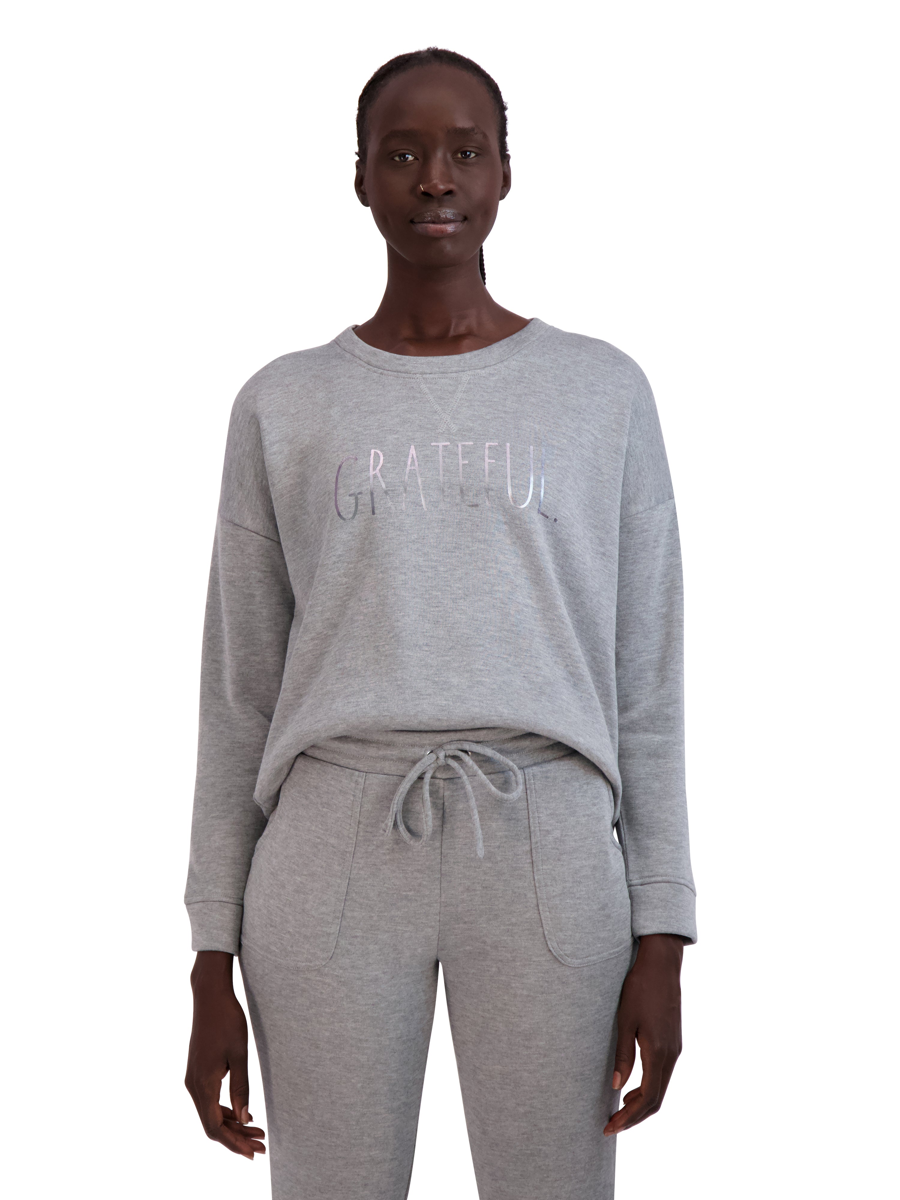 Sweatpants and crew online neck set