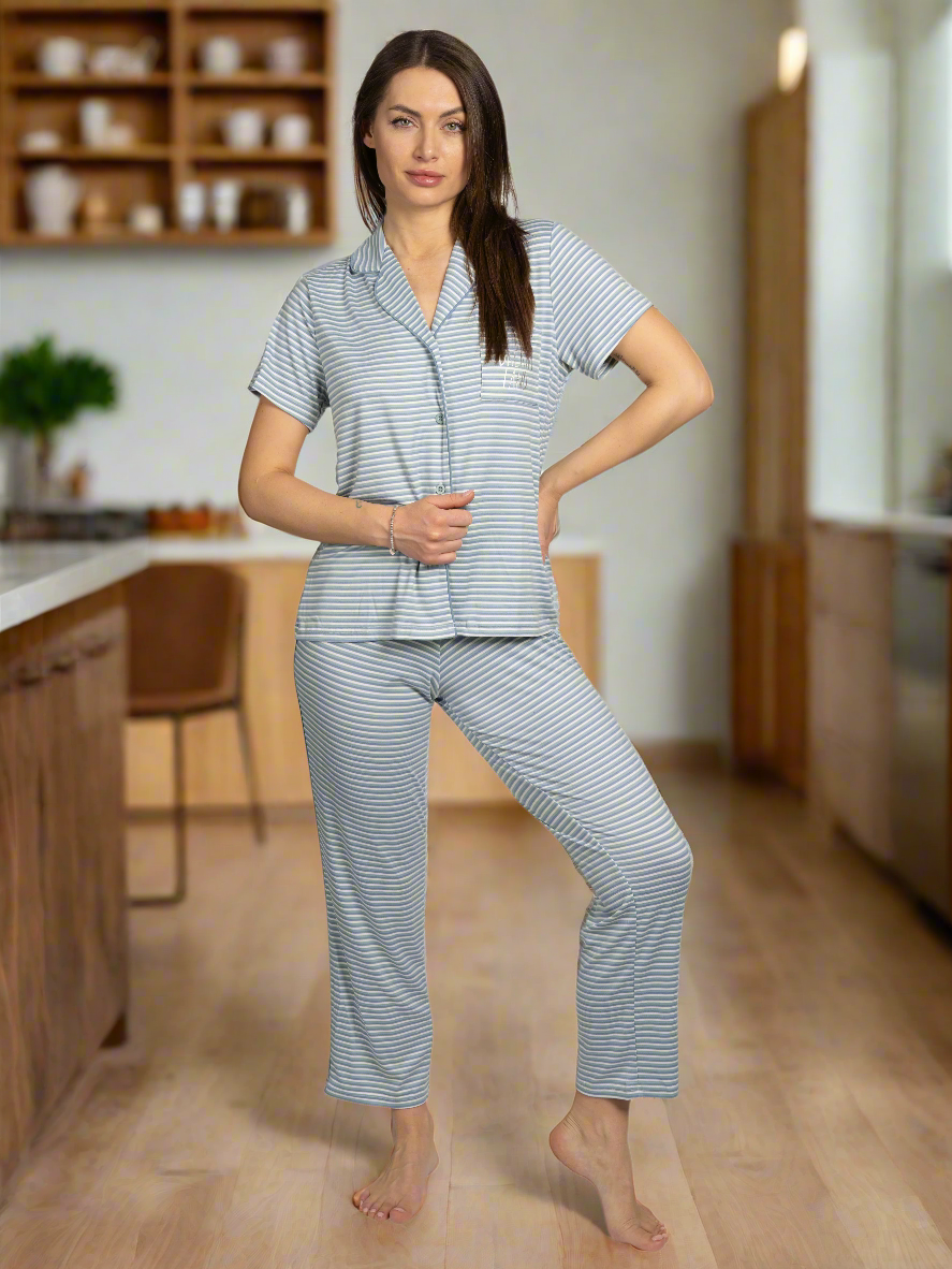 Weed Smoking Banana Pyjama Sets voor heren, 2-delige nachtkleding met Weed Smoking Banana Pyjama Sets voor heren, 2-delige nachtkleding met