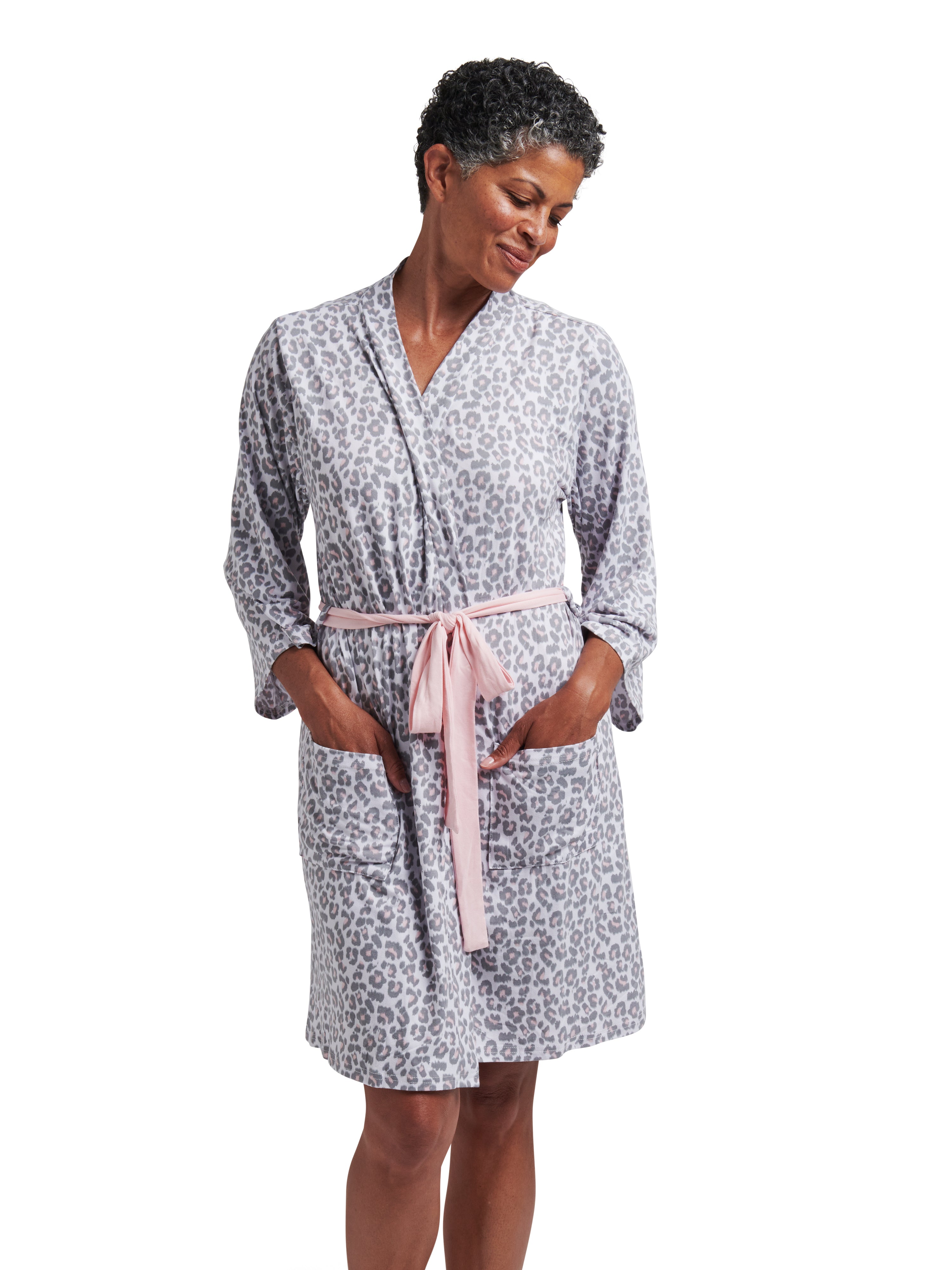 Womens dressing gown and pj 2024 set