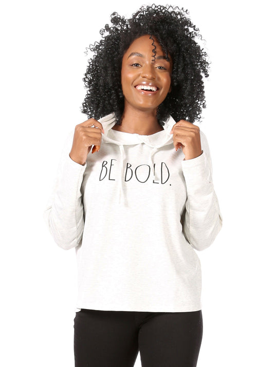 Women's "BE BOLD" Slim Fit Pullover Fashion Hoodie - Rae Dunn Wear - W Hoodie