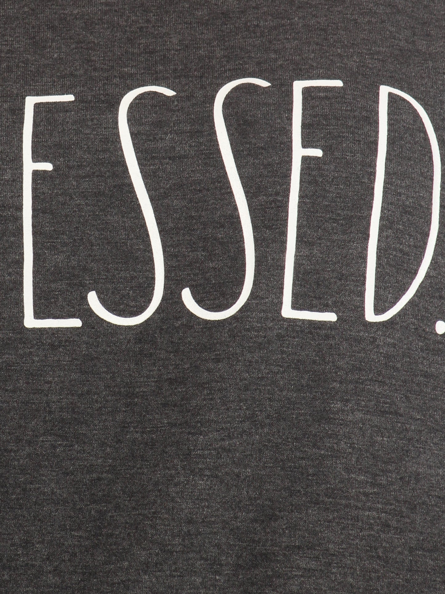 Women's "BLESSED" Studio Raglan Sweatshirt - Rae Dunn Wear - W Sweatshirt