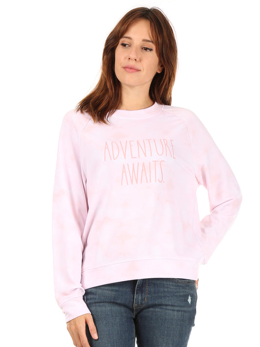 Women's "ADVENTURE AWAITS" Gallery Sweatshirt - Rae Dunn Wear - W Sweatshirt