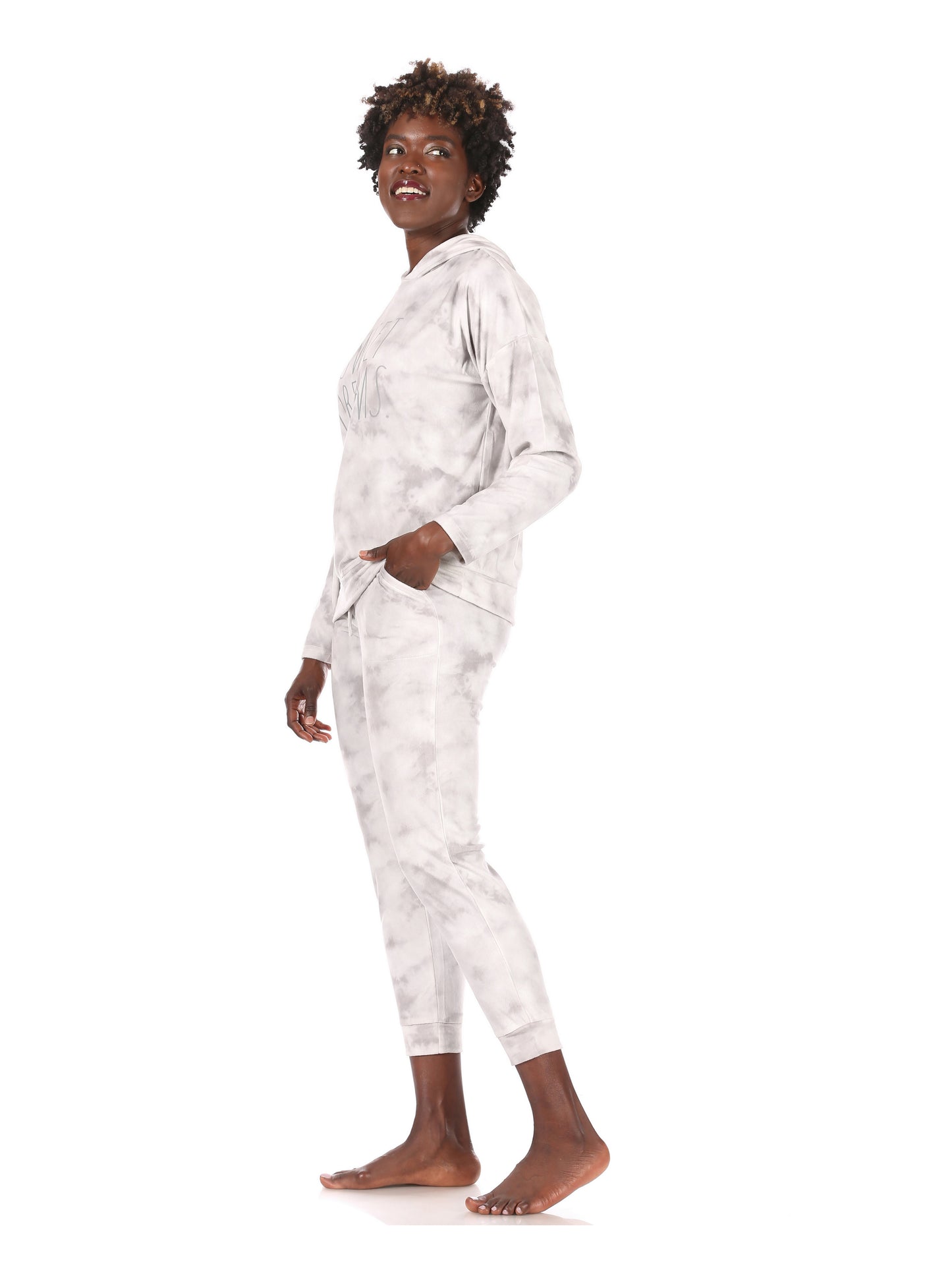 Rae Dunn Women's GRATEFUL Pullover Sweatshirt and Drawstring Sweatpants  Lounge Set – Rae Dunn Wear