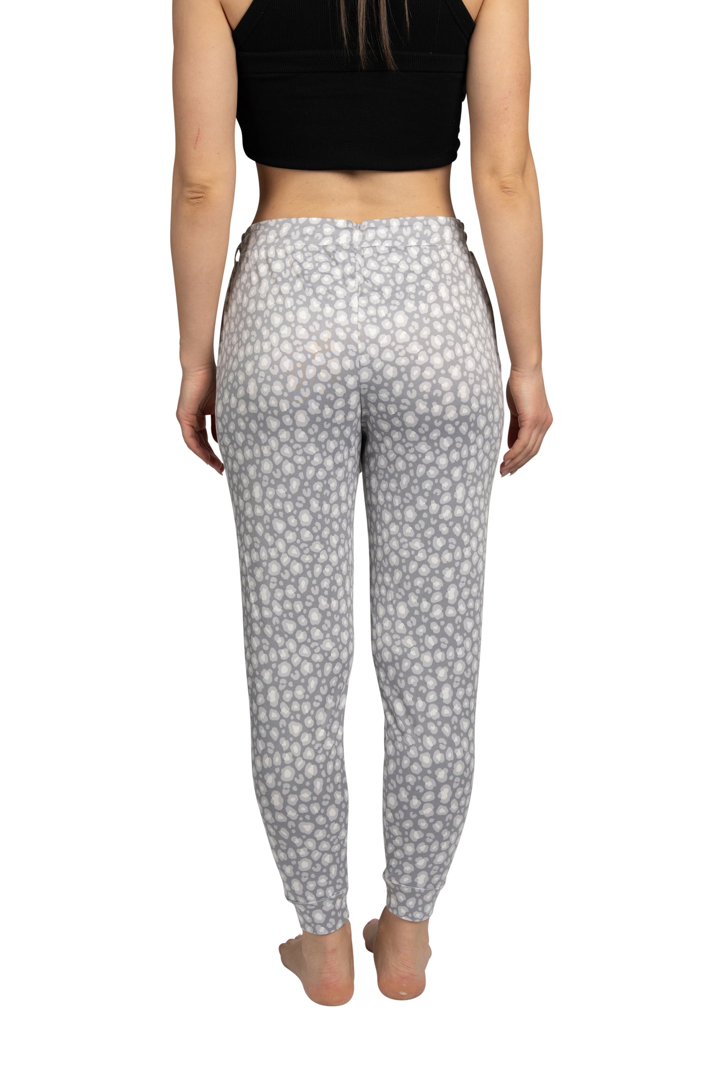 Women's "OFFLINE" Jogger Pajama Pants with Pockets and Drawstring Made of Recycled Fabric