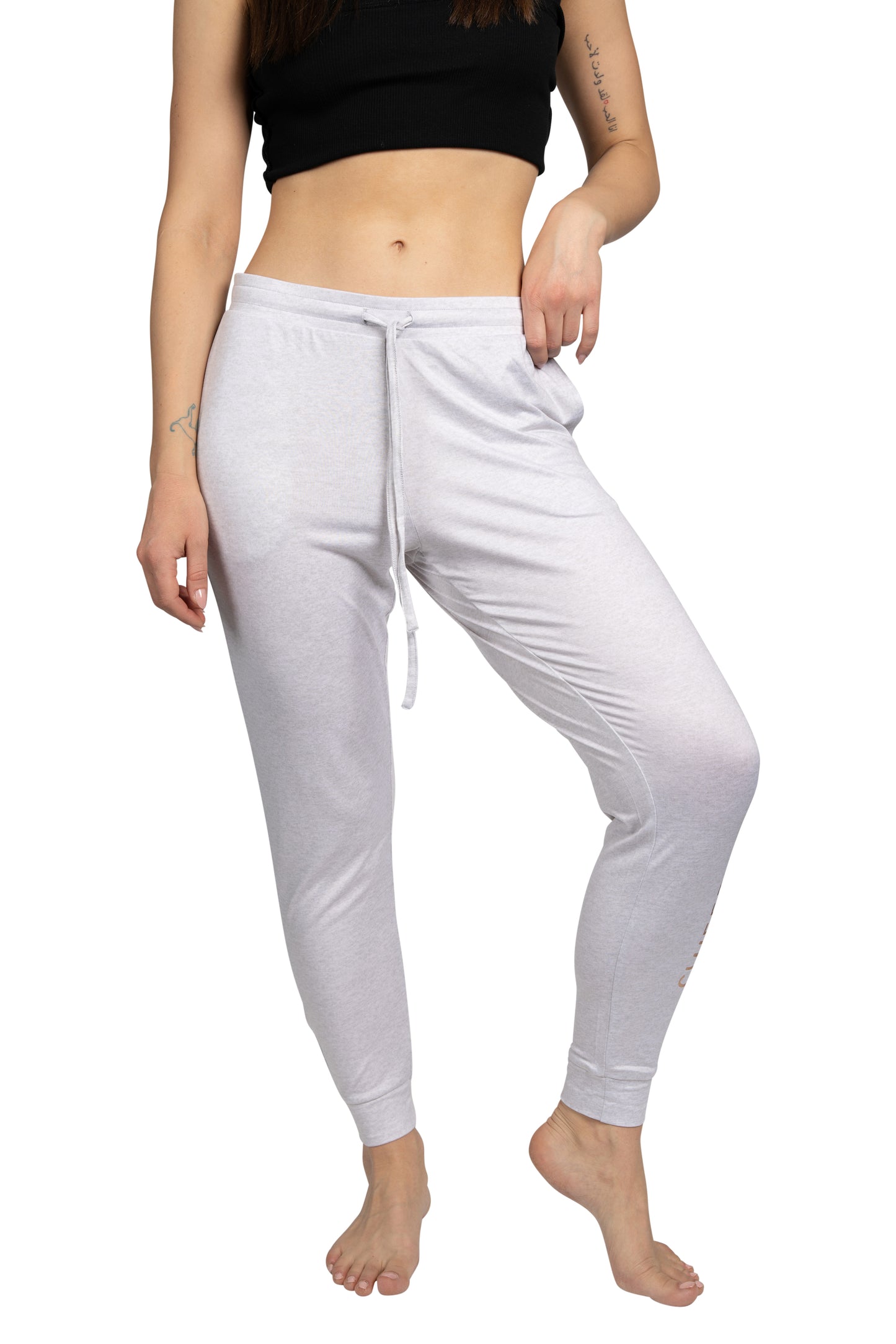 Women's "SWEET DREAMS" Jogger Pajama Pants with Pockets and Drawstring Made of Recycled Fabric