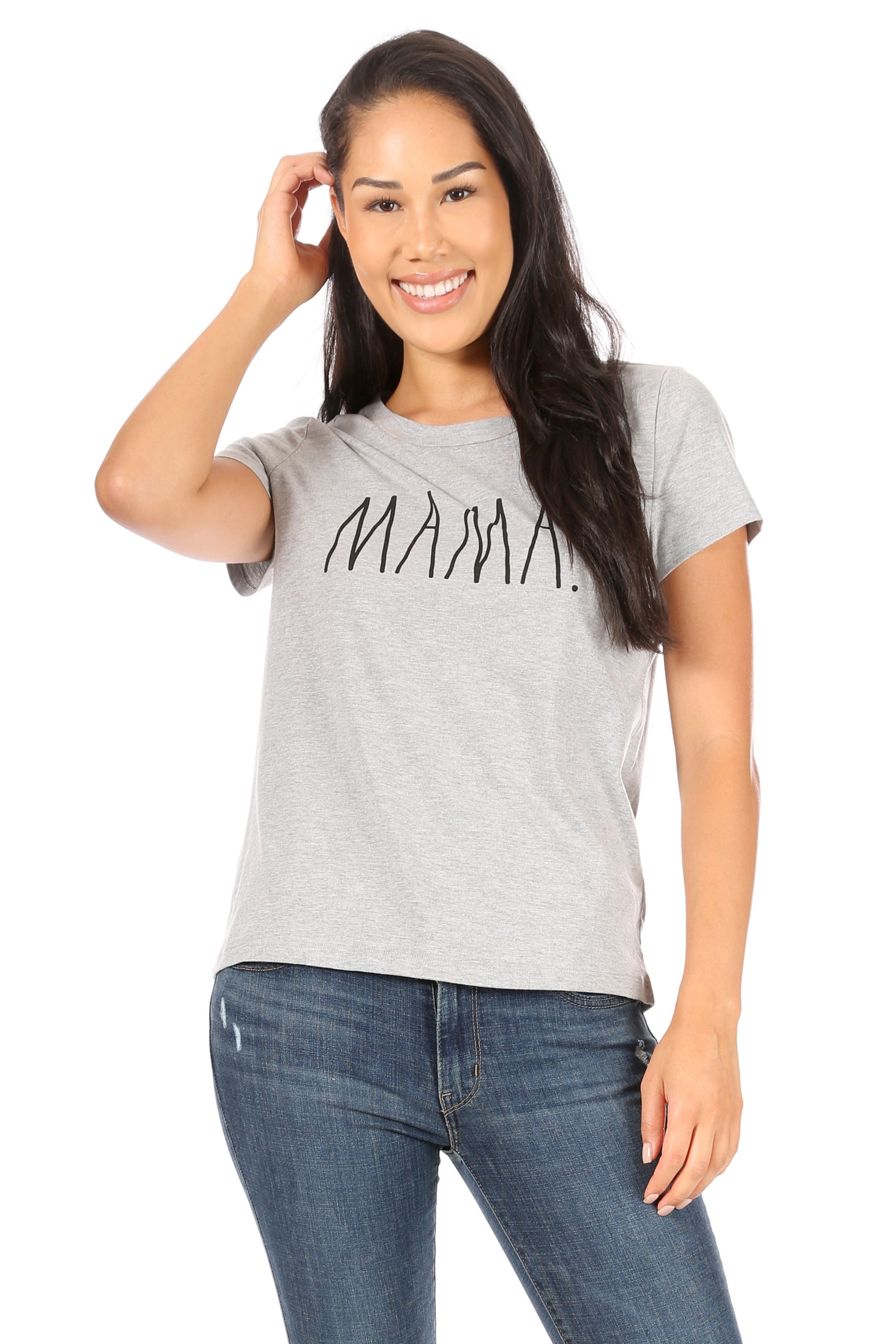 Women's "MAMA" Short Sleeve Icon T-Shirt - Rae Dunn Wear