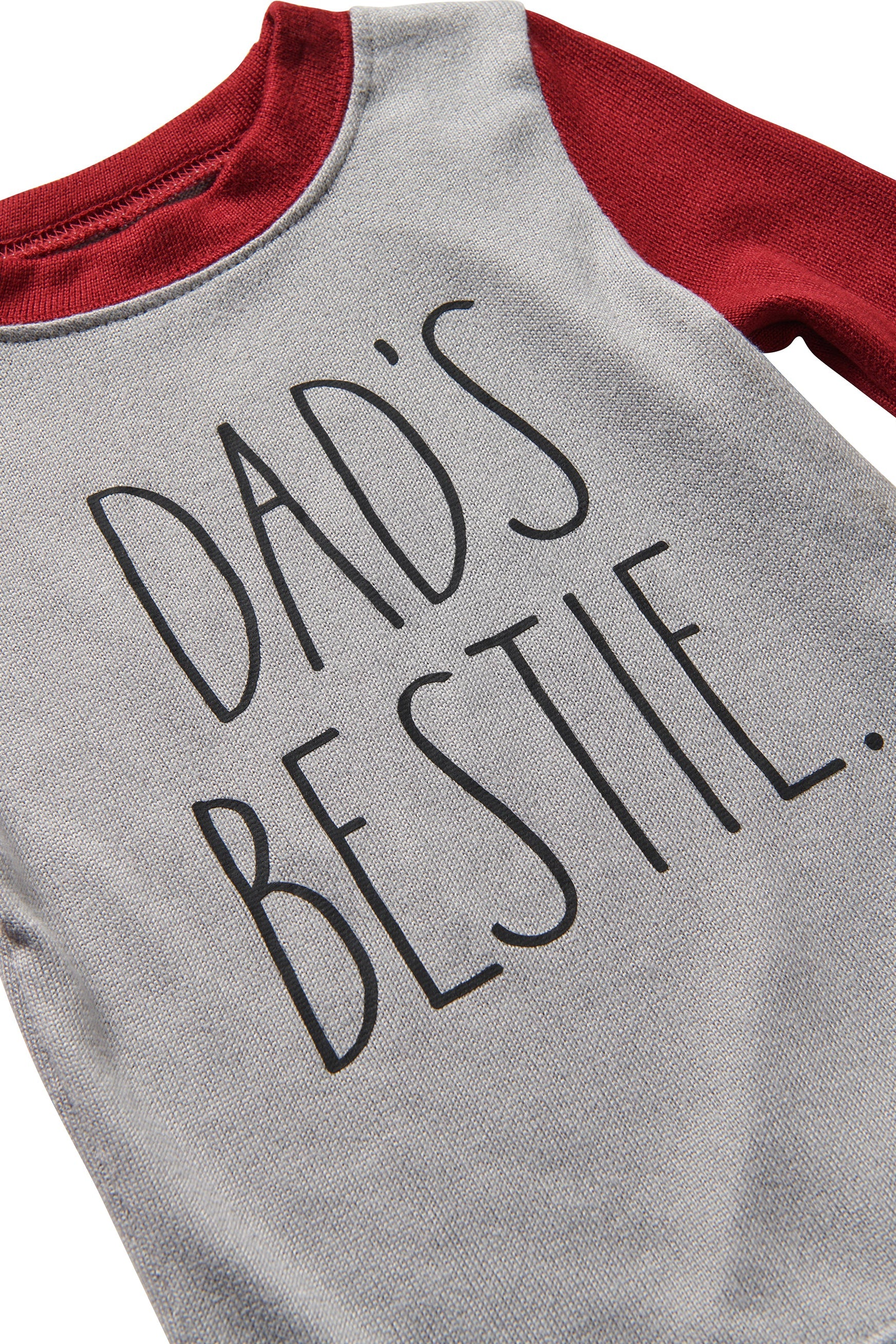 Boys' "DAD'S BESTIE" Long Sleeve Top and Jogger Pajama Set - Rae Dunn Wear