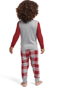 Boys' "DAD'S BESTIE" Long Sleeve Top and Jogger Pajama Set - Rae Dunn Wear