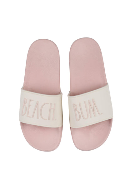 Women's "BEACH BUM" Pool Slides - Rae Dunn Wear
