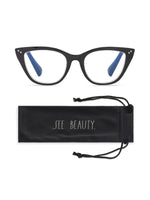 Load image into Gallery viewer, BELLA Blue Light Blocking Reading Glasses with &quot;SEE BEAUTY&quot; Signature - Rae Dunn Wear
