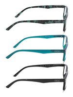 Load image into Gallery viewer, LOU 3-Pack Premium Reading Glasses with &quot;FOCUS&quot; Signature Font - Rae Dunn Wear

