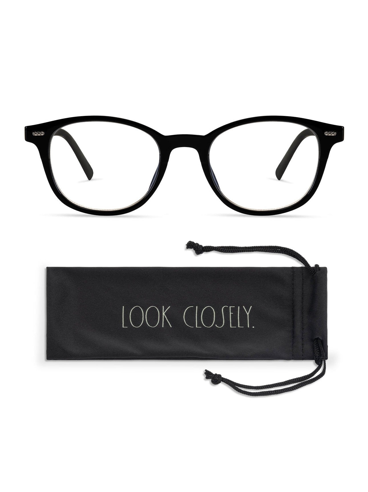 ELIZA Blue Light Blocking Reading Glasses with "LOOK CLOSELY" Signature - Rae Dunn Wear