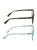 Load image into Gallery viewer, MARIE 2-Pack Blue Light Blocking Reading Glasses with &quot;SEE BEAUTY&quot; Signature Font Hard Case - Rae Dunn Wear
