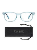 Load image into Gallery viewer, JUDY Blue Light Blocking Reading Glasses with &quot;READ MORE&quot; Signature Font Case - Rae Dunn Wear
