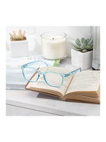 Load image into Gallery viewer, JUDY Blue Light Blocking Reading Glasses with &quot;READ MORE&quot; Signature Font Case - Rae Dunn Wear
