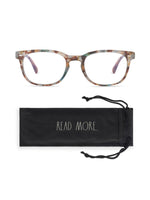 Load image into Gallery viewer, JUDY Blue Light Blocking Reading Glasses with &quot;READ MORE&quot; Signature Font Case - Rae Dunn Wear
