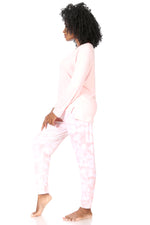 Load image into Gallery viewer, Women&#39;s &quot;WEEKEND MODE&quot; Long Sleeve Top and Jogger Pajama Set - Rae Dunn Wear
