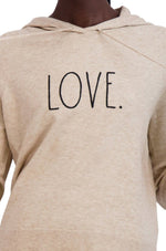 Load image into Gallery viewer, Women&#39;s &quot;LOVE&quot; Knit Pullover Hoodie - Rae Dunn Wear
