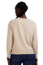 Load image into Gallery viewer, Women&#39;s Embroidered &quot;BLESSED&quot; Knit Sweater - Rae Dunn Wear
