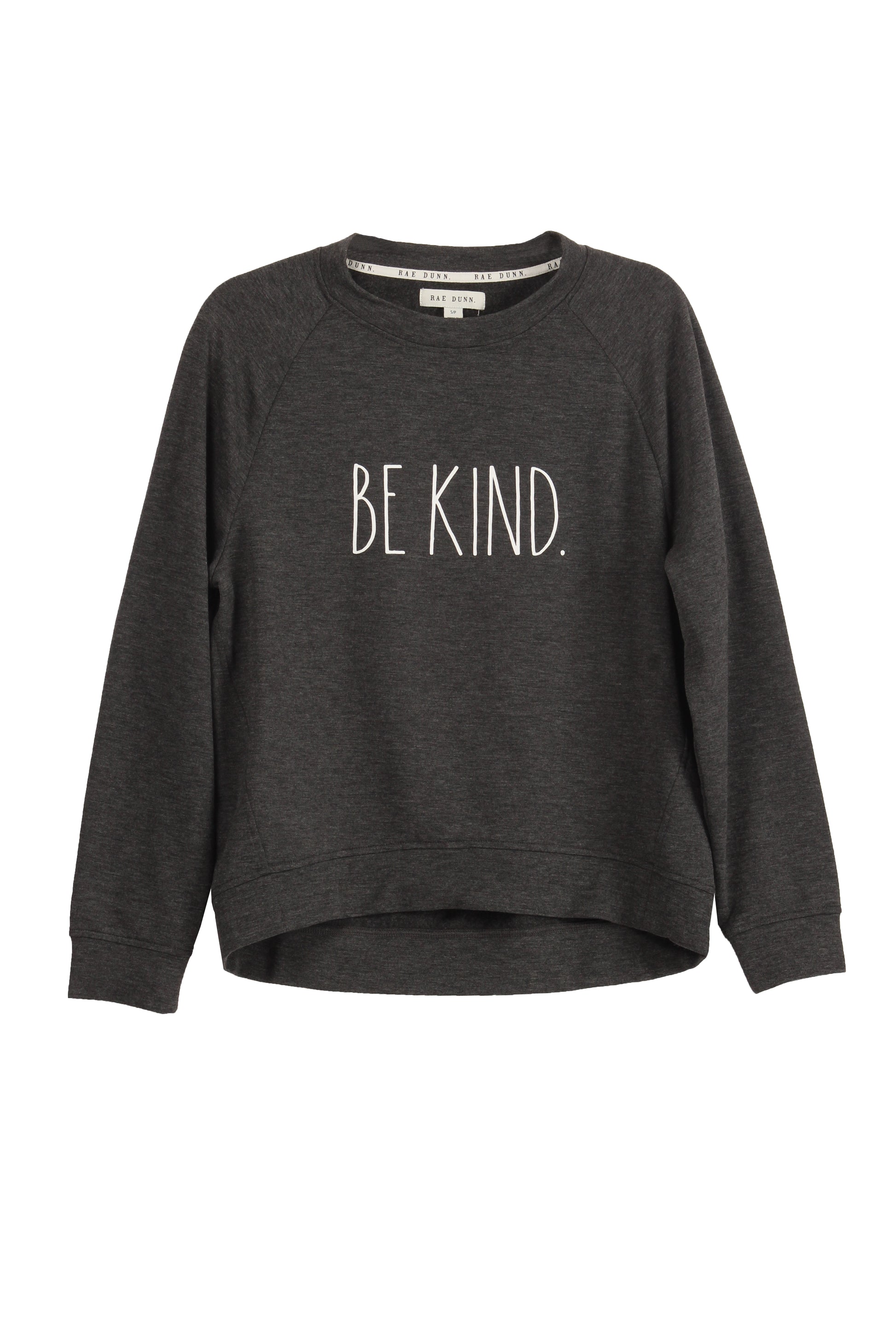 Women's "BE KIND" Studio Raglan Sweatshirt - Shop Rae Dunn Apparel and Sleepwear