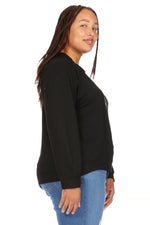 Load image into Gallery viewer, Women&#39;s &quot;LOVE&quot; Plus Size Studio Raglan Pullover Sweatshirt - Rae Dunn Wear
