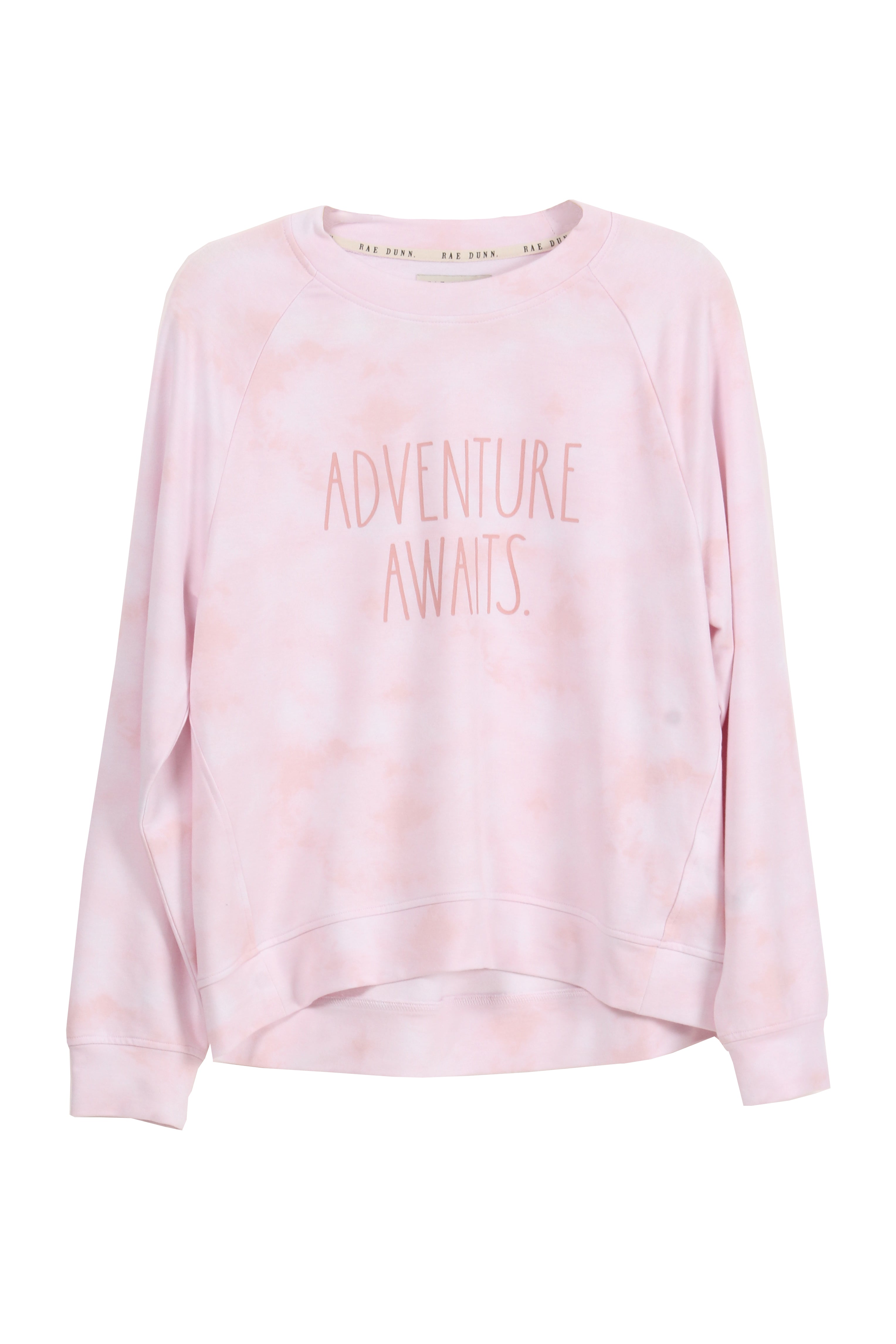 Women's "ADVENTURE AWAITS" Gallery Sweatshirt - Shop Rae Dunn Apparel and Sleepwear