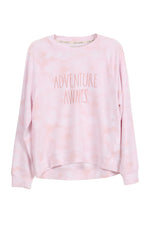 Load image into Gallery viewer, Women&#39;s &quot;ADVENTURE AWAITS&quot; Gallery Sweatshirt - Shop Rae Dunn Apparel and Sleepwear

