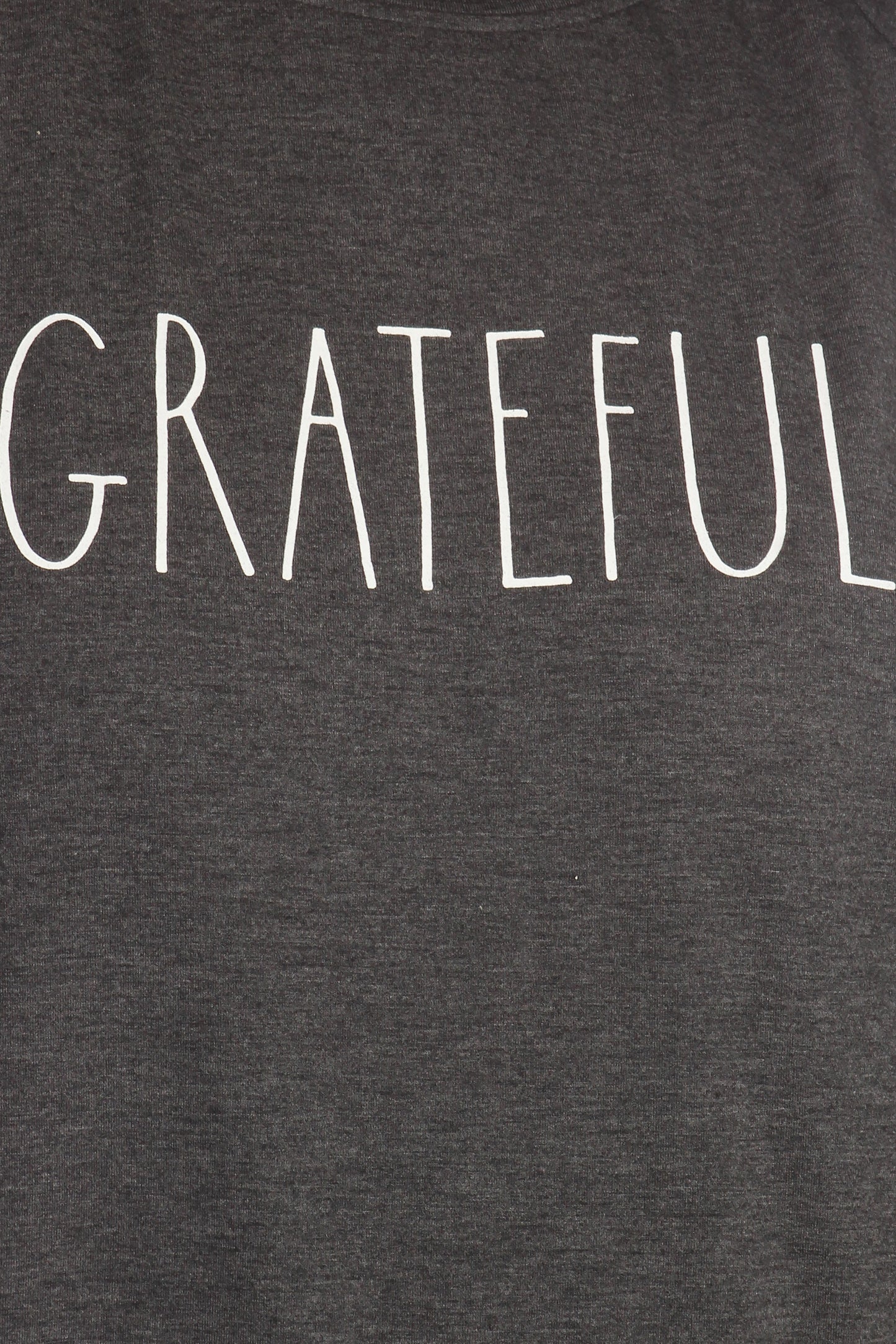 Women's "GRATEFUL" Plus Size Studio Raglan Sweatshirt - Rae Dunn Wear