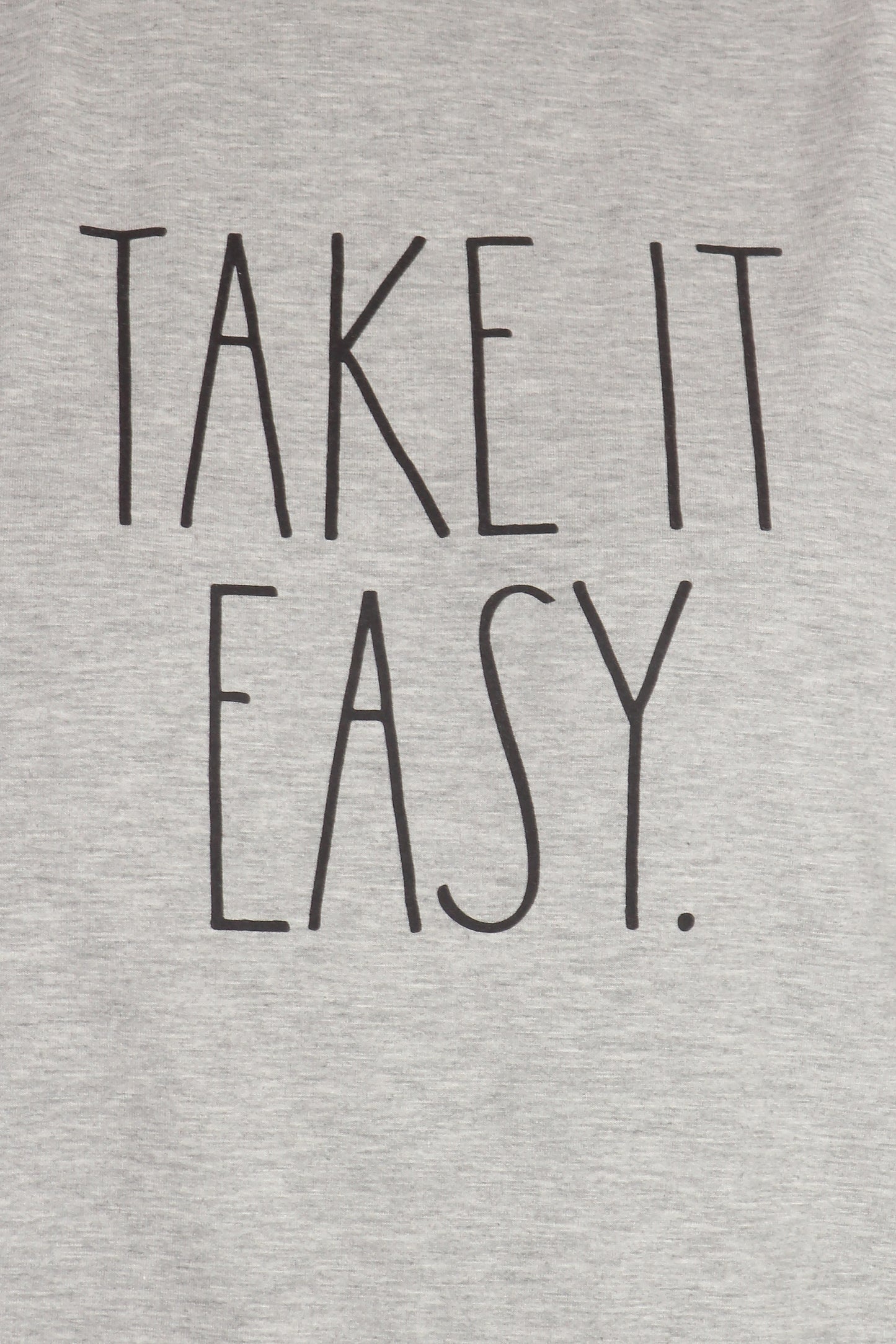Women's "TAKE IT EASY" Plus Size Studio Raglan Sweatshirt - Rae Dunn Wear