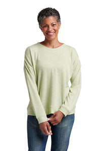 Women's Knit Terry Pullover Sweatshirt - Rae Dunn Wear
