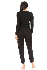 Load image into Gallery viewer, Women&#39;s &quot;MERRY&quot; &amp; &quot;COZY&quot; 2-Pack Drawstring Jogger - Rae Dunn Wear
