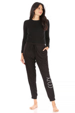Load image into Gallery viewer, Women&#39;s &quot;MERRY&quot; &amp; &quot;COZY&quot; 2-Pack Drawstring Jogger - Rae Dunn Wear
