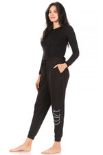 Load image into Gallery viewer, Women&#39;s &quot;MERRY&quot; &amp; &quot;COZY&quot; 2-Pack Drawstring Jogger - Rae Dunn Wear
