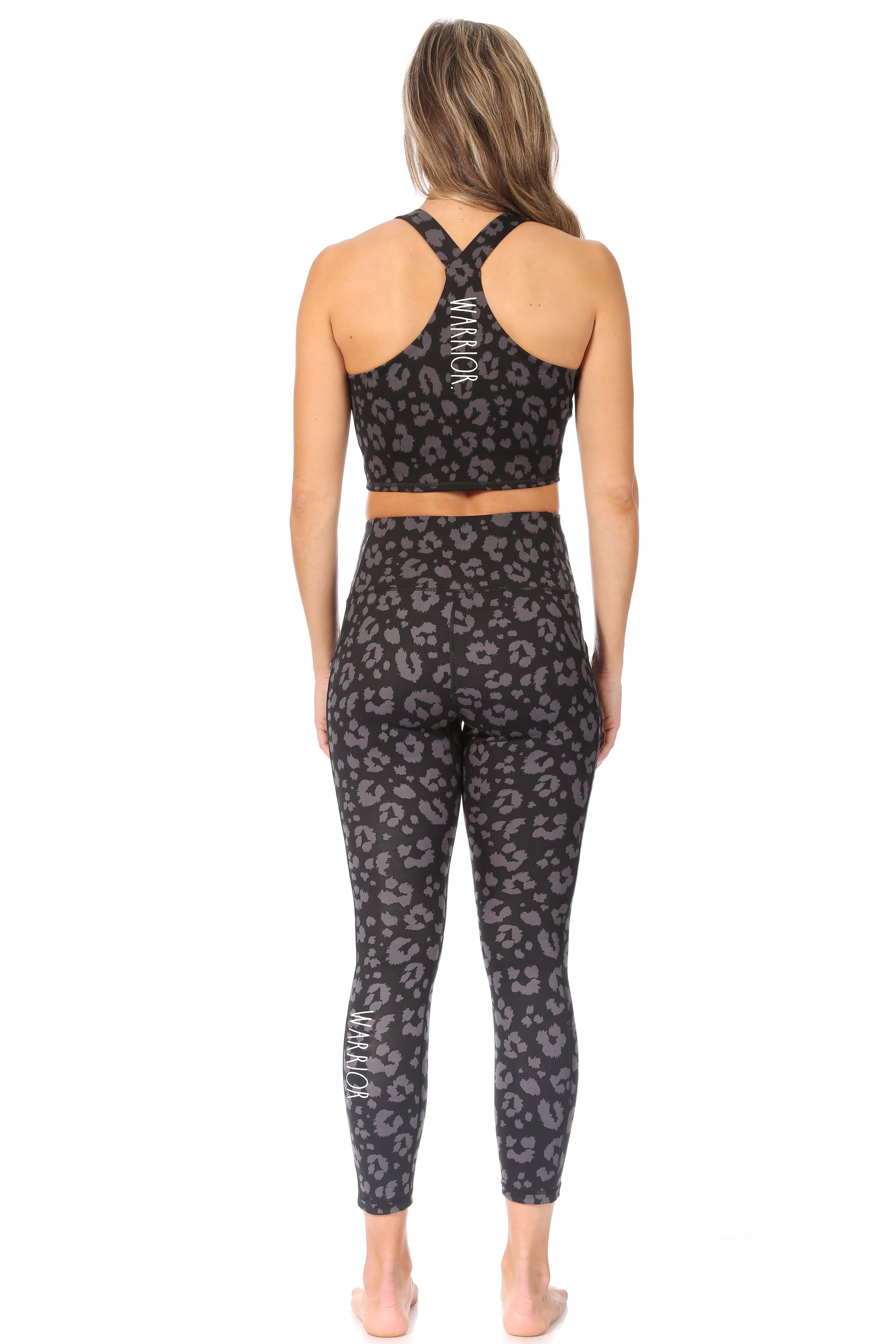Women's "WARRIOR" High-Waisted Performance Legging with Two Side Pockets - Rae Dunn Wear