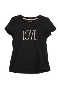 Women's "LOVE" Short Sleeve Icon T-Shirt - Rae Dunn Wear