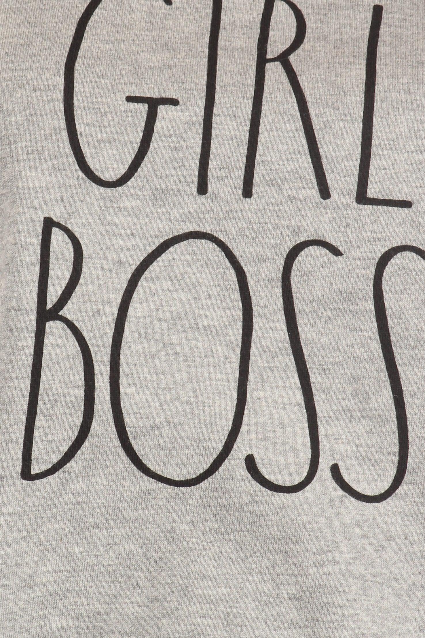 Women's "GIRL BOSS" Short Sleeve Icon T-Shirt - Shop Rae Dunn Apparel and Sleepwear