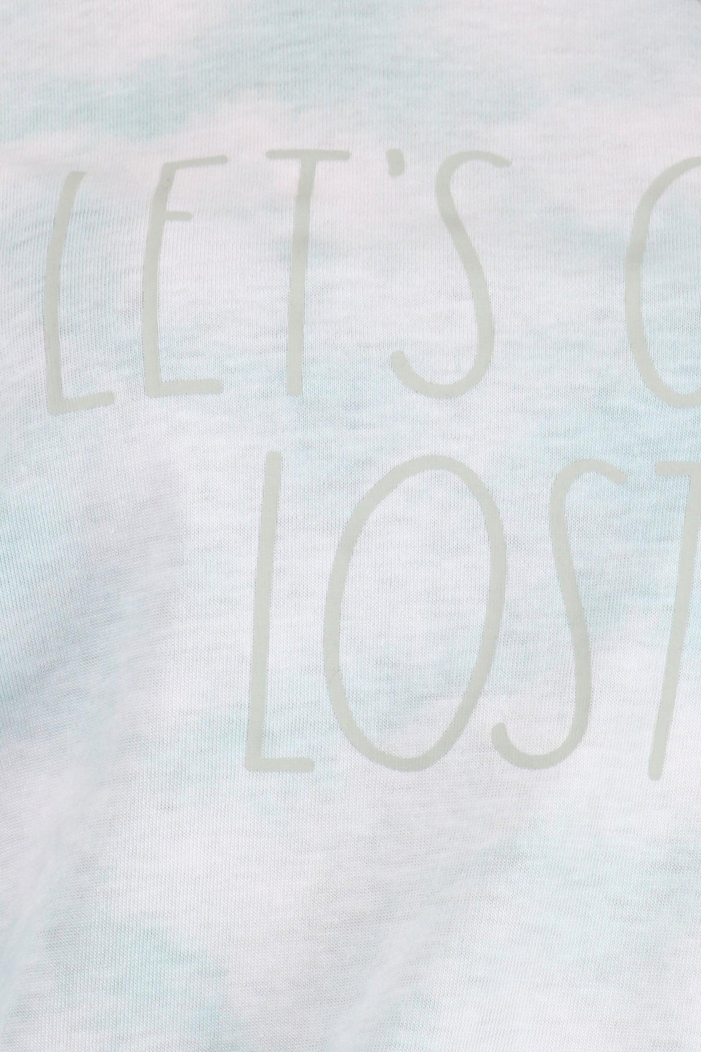 Women's "LET'S GET LOST" Short Sleeve Icon T-Shirt - Shop Rae Dunn Apparel and Sleepwear