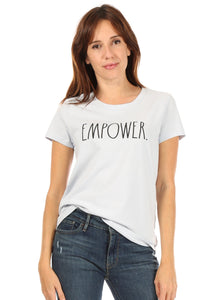 Women's "EMPOWER" Short Sleeve Icon T-Shirt - Shop Rae Dunn Apparel and Sleepwear